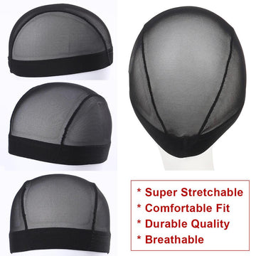 5Pcs/LotBlack Mesh Caps for Making Wigs Women Breathable Wig Caps